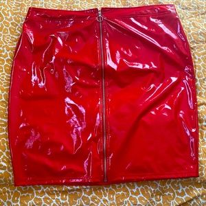 Fashion to Figure faux leather latex style skirt